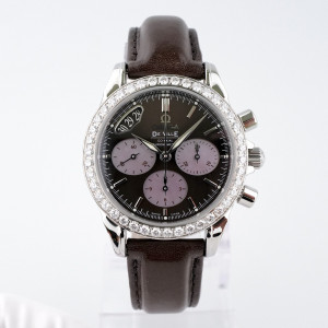 Швейцарские часы Omega De Ville Co-Axial Chronograph Diamonds