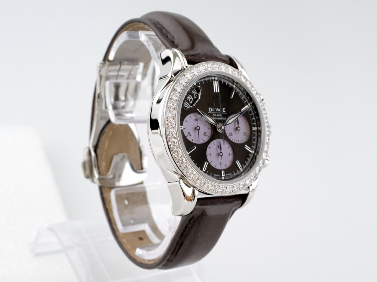 Швейцарские часы Omega De Ville Co-Axial Chronograph Diamonds