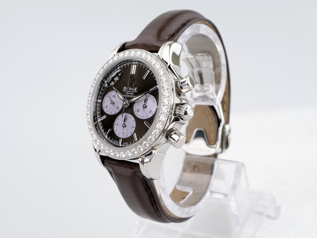 Швейцарские часы Omega De Ville Co-Axial Chronograph Diamonds