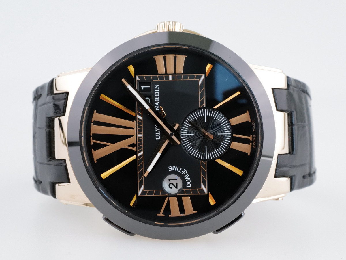 Швейцарские часы Ulysse Nardin Executive Dual Time 18K Rose Gold