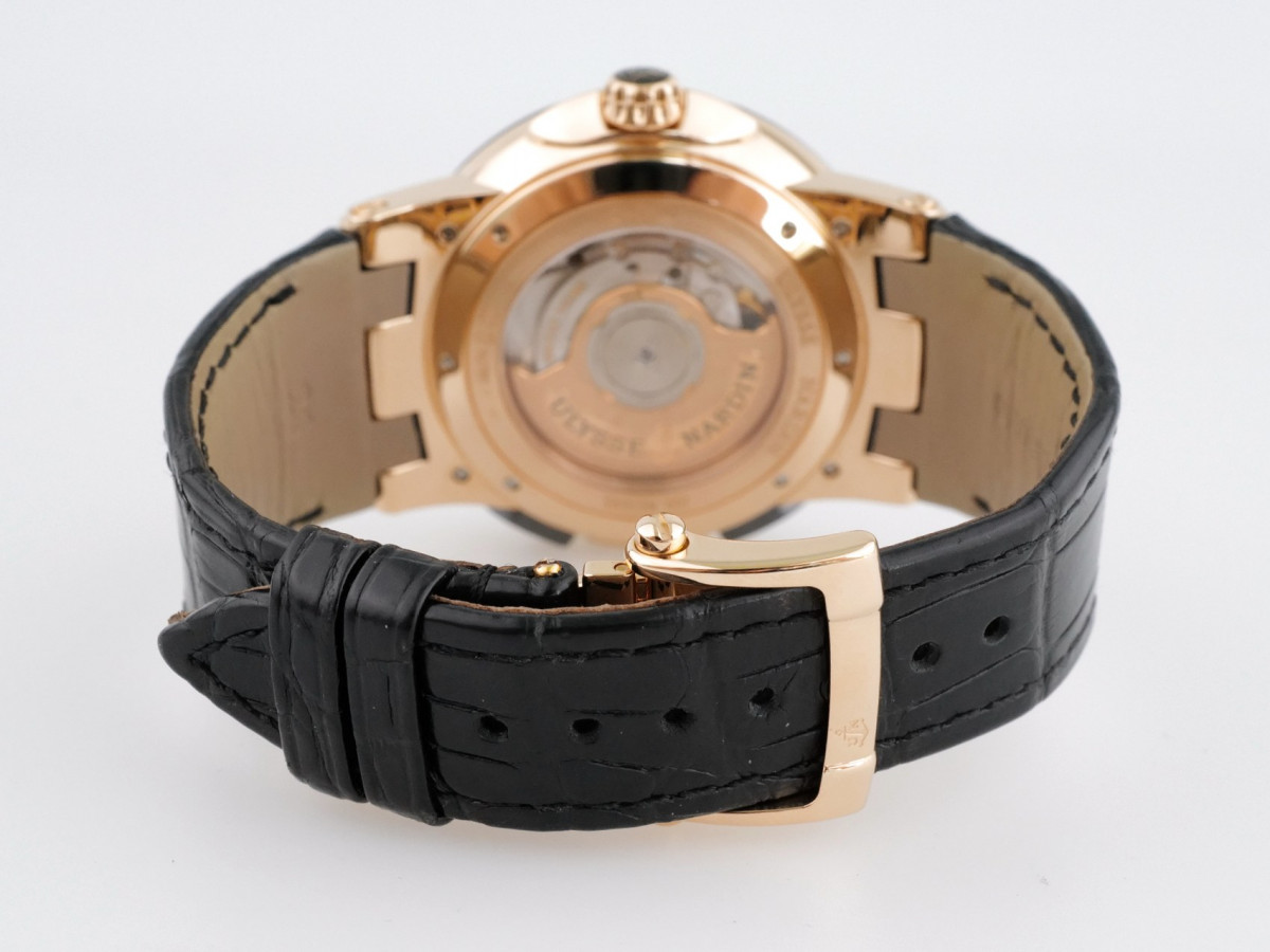 Швейцарские часы Ulysse Nardin Executive Dual Time 18K Rose Gold