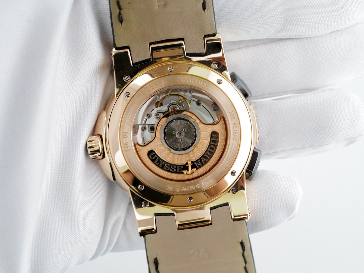 Швейцарские часы Ulysse Nardin Executive Dual Time 18K Rose Gold