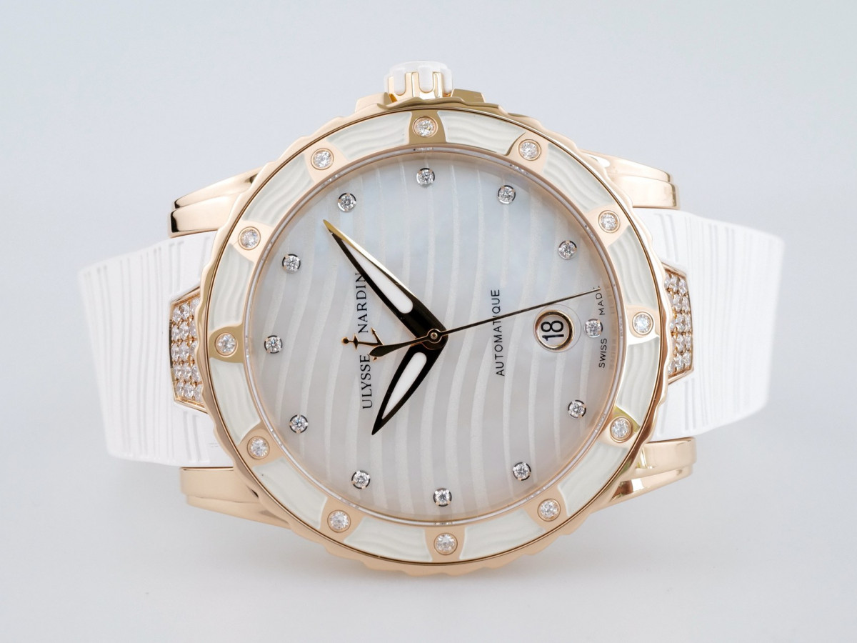 Швейцарський годинник Ulysse Nardin Lady Diver 18K Rose Gold