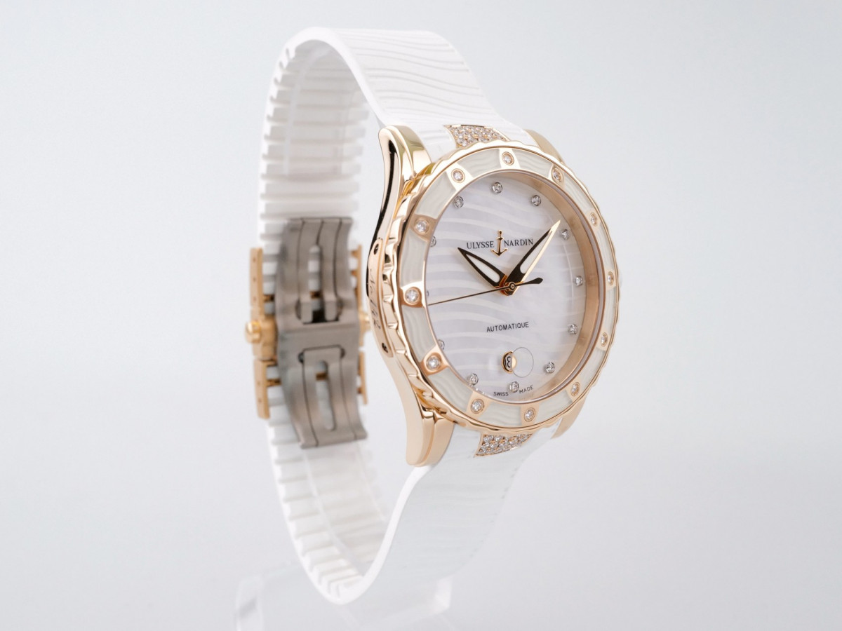 Швейцарський годинник Ulysse Nardin Lady Diver 18K Rose Gold
