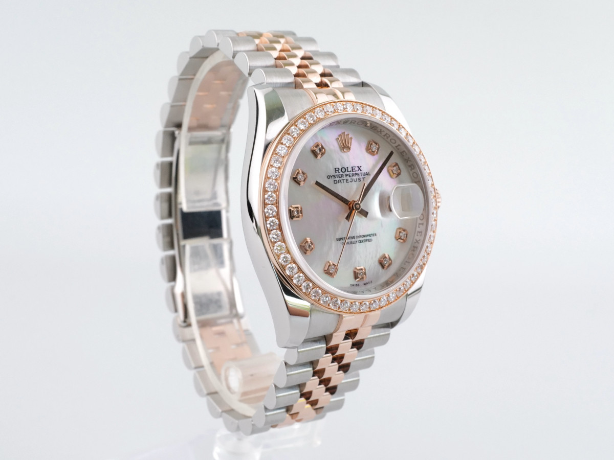 Швейцарський годинник Rolex Datejust 36mm Steel and Everose Gold Diamonds