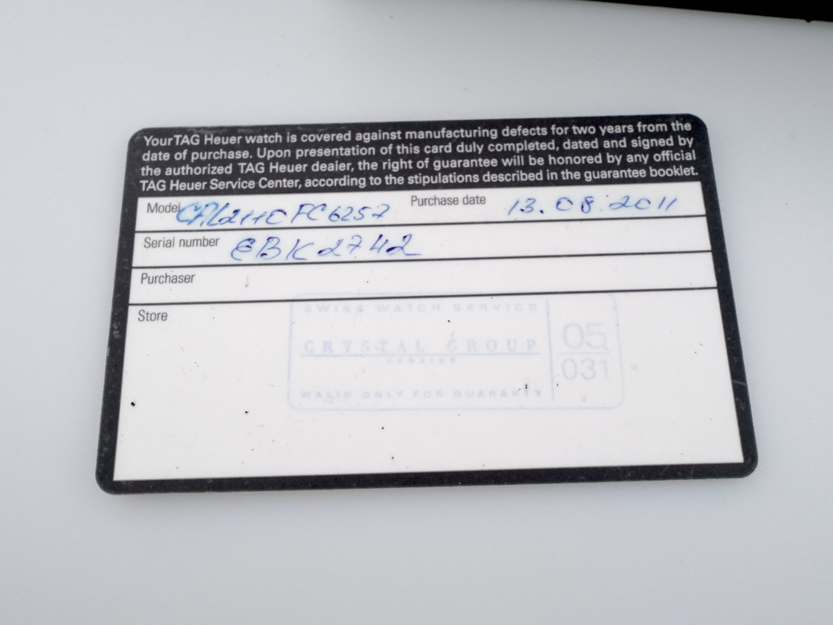 Швейцарський годинник TAG Heuer Monaco LS Calibre 12 Chronograph