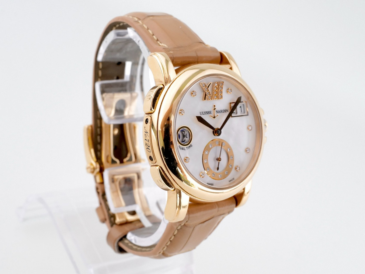 Швейцарские часы Ulysse Nardin Classic Dual Time Ladies Small Seconds 18K Rose Gold