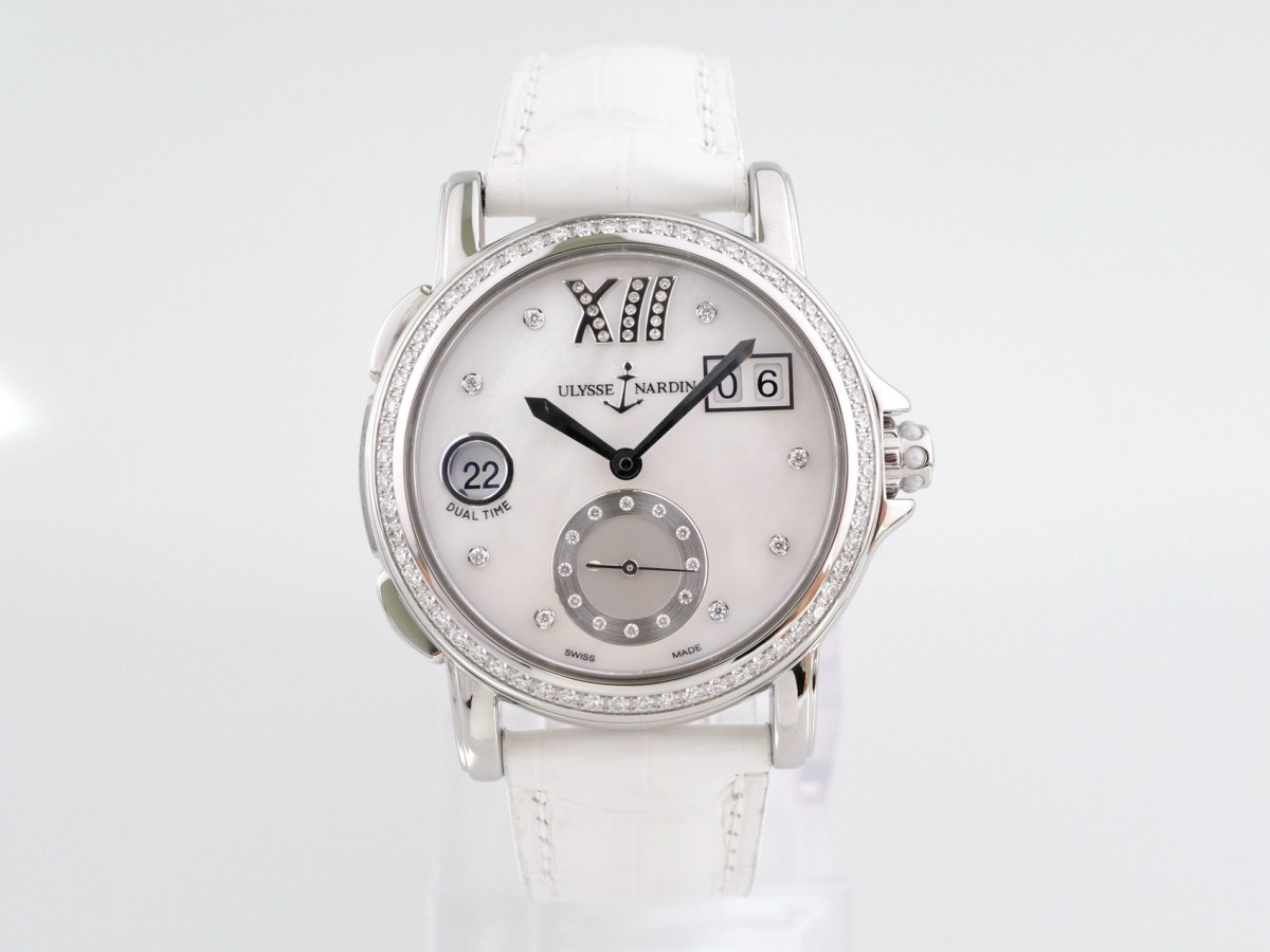 Швейцарские часы Ulysse Nardin Lady Dual Time Big Date Diamonds