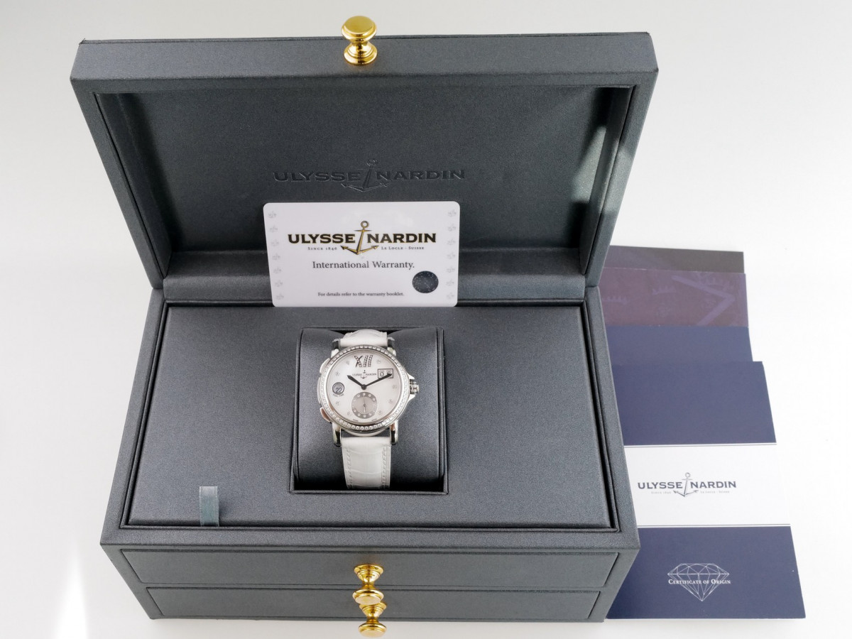 Швейцарские часы Ulysse Nardin Lady Dual Time Big Date Diamonds