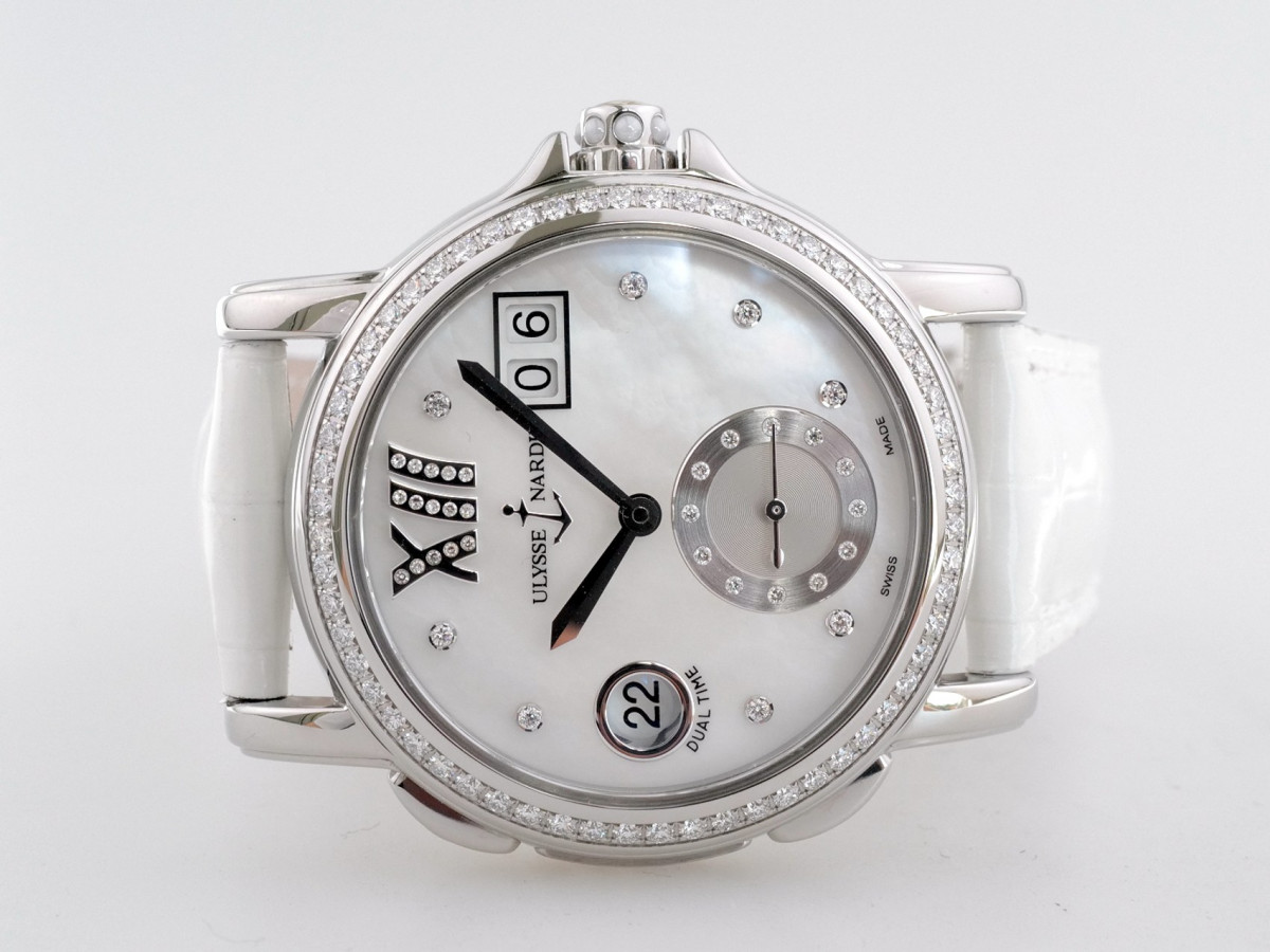 Швейцарские часы Ulysse Nardin Lady Dual Time Big Date Diamonds