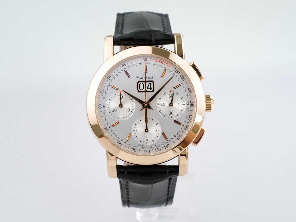 Швейцарський годинник Paul Picot Firshire Ronde Big Date 18K Rose Gold Chronograph