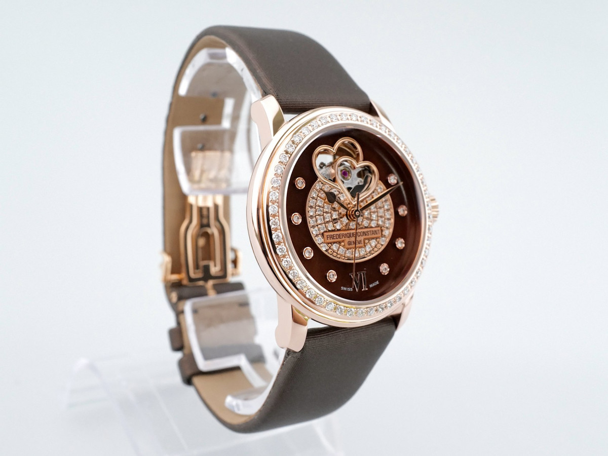 Швейцарський годинник Frederique Constant Double Heart Beat Diamond Dial