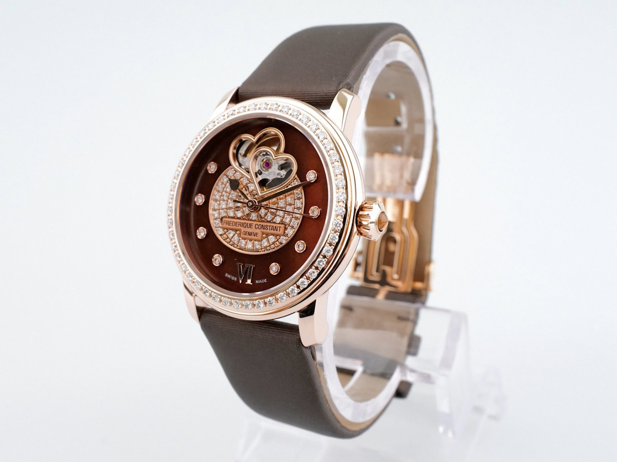 Швейцарський годинник Frederique Constant Double Heart Beat Diamond Dial