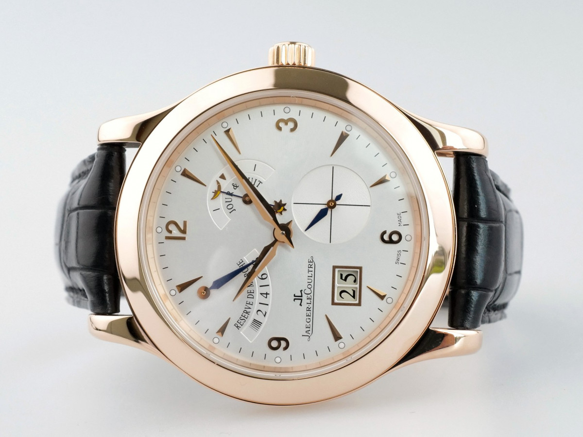 Швейцарские часы Jaeger-LeCoultre Master Control 8 Days Power Reserve Big Date 18k Rose Gold