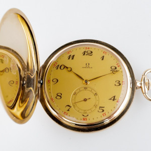 Швейцарские часы Omega Pocket Watch 14K Gold