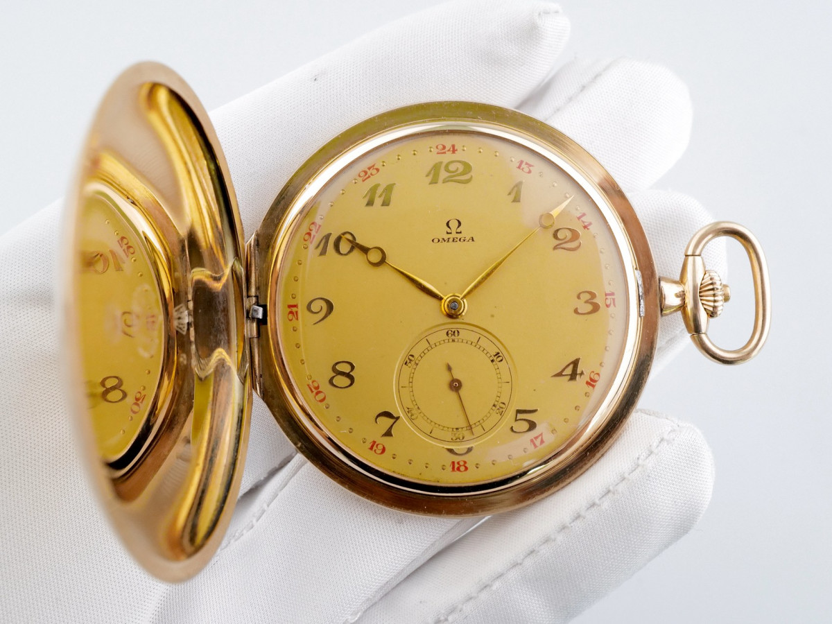 Швейцарские часы Omega Pocket Watch 14K Gold
