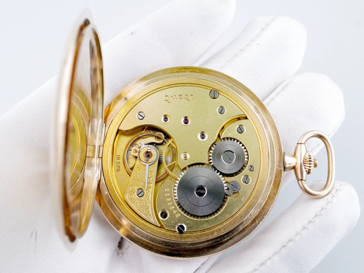 Швейцарские часы Omega Pocket Watch 14K Gold
