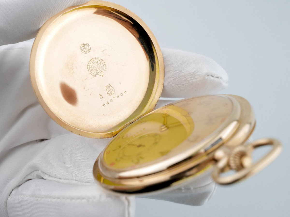 Швейцарские часы Omega Pocket Watch 14K Gold