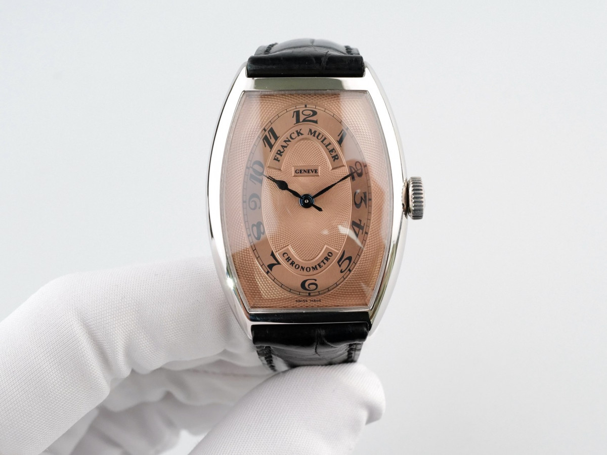 Швейцарський годинник Franck Muller Casablanca Platinum Salmon Dial