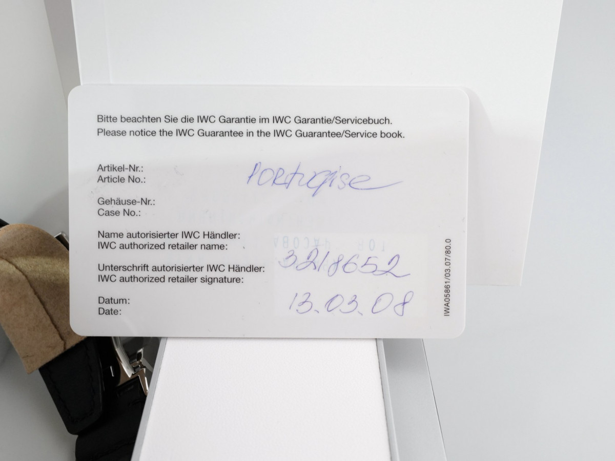 Швейцарський годинник IWC Portuguese Chronograph