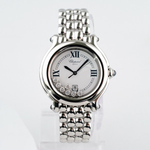 Швейцарские часы Chopard Happy Sport Round 7 Floating Diamonds