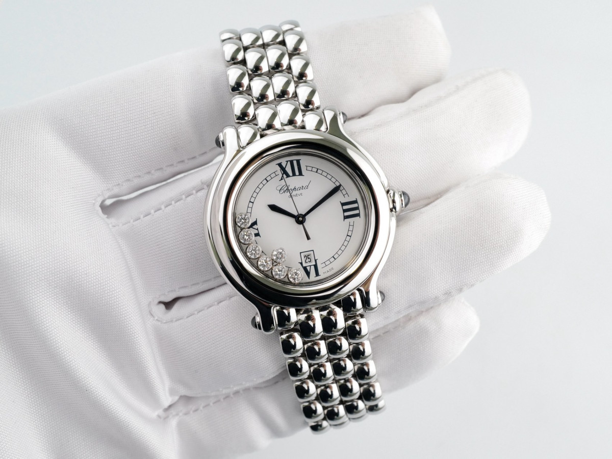 Швейцарские часы Chopard Happy Sport Round 7 Floating Diamonds