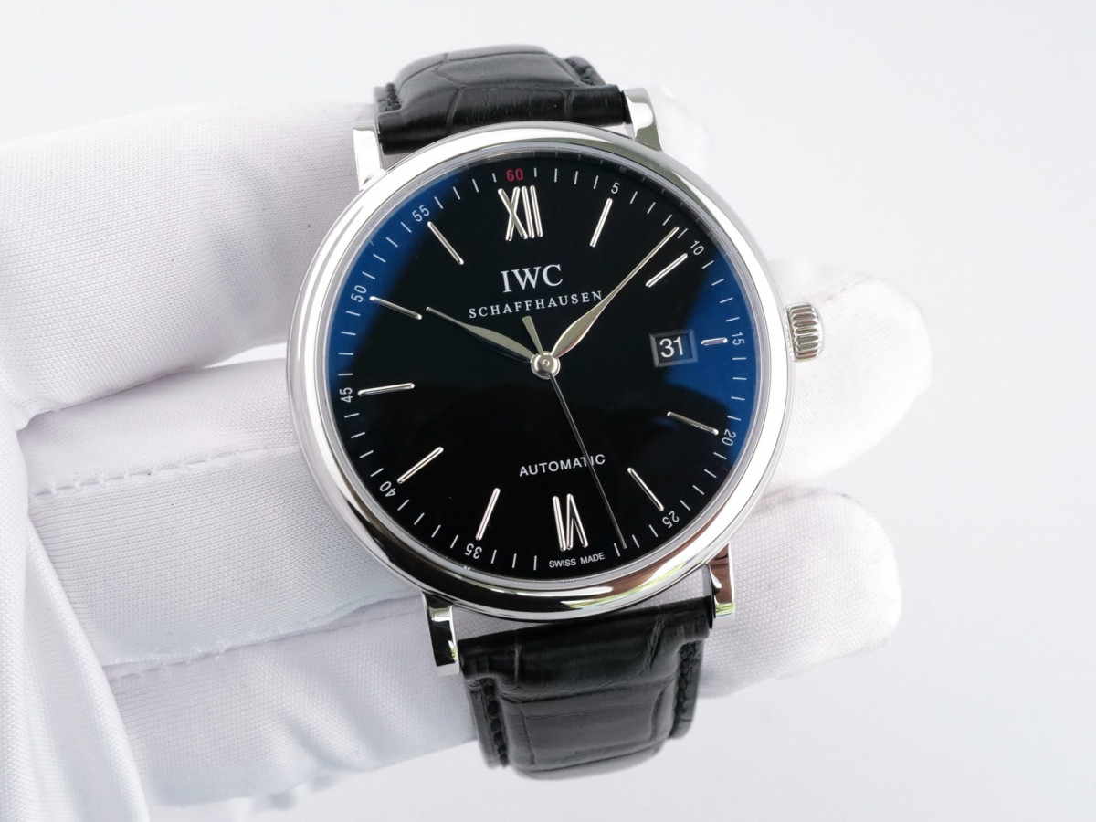 Швейцарские часы IWC Portofino Automatic Black Dial