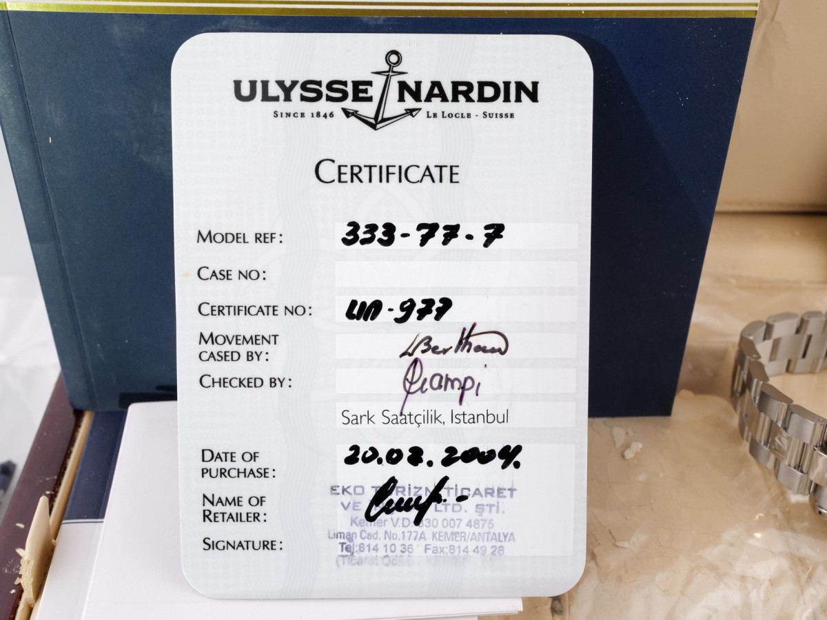 Швейцарские часы Ulysse Nardin Marine Diver Perpetual Calendar Limited Edition
