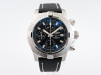 Швейцарские часы Breitling Avenger Chronograph 43 Black Strap Black Dial