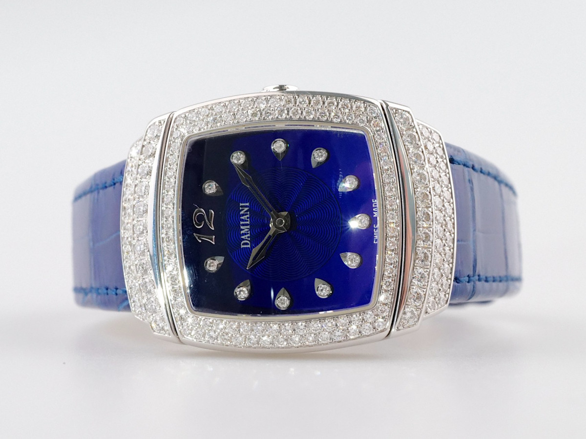 Швейцарские часы Damiani Ego 18K White Gold Diamonds