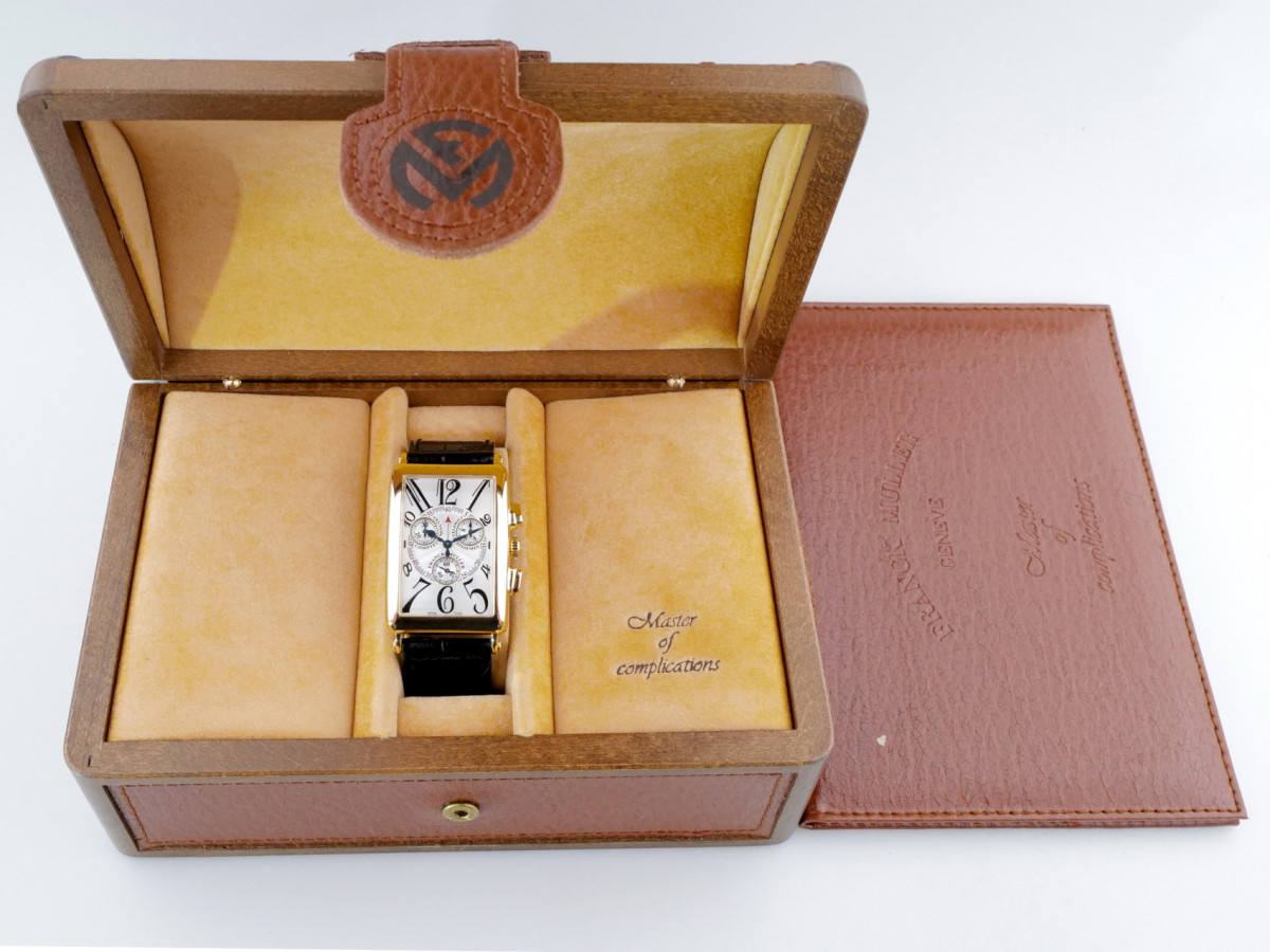 Швейцарський годинник Franck Muller Long Island Chronograph 18K Yellow Gold
