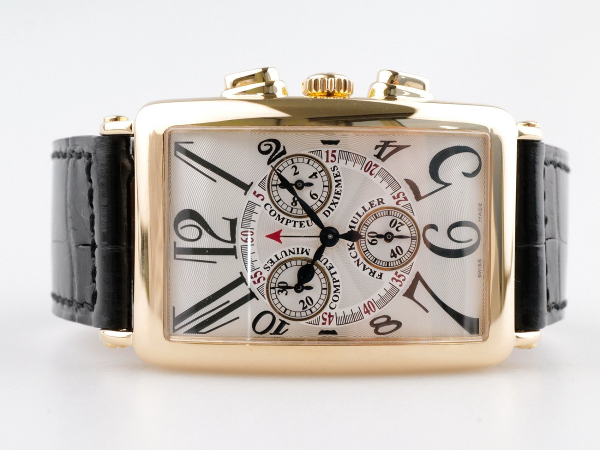 Швейцарський годинник Franck Muller Long Island Chronograph 18K Yellow Gold