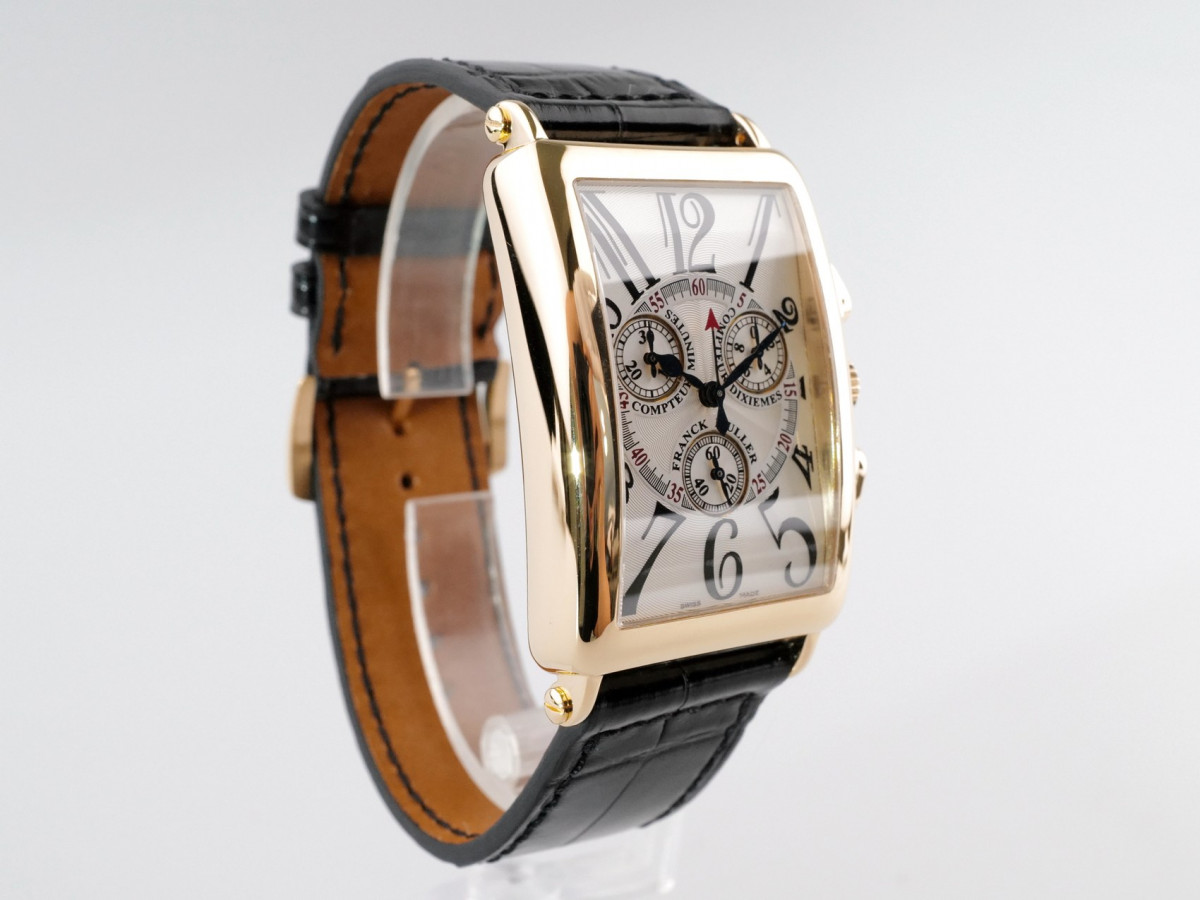 Швейцарський годинник Franck Muller Long Island Chronograph 18K Yellow Gold