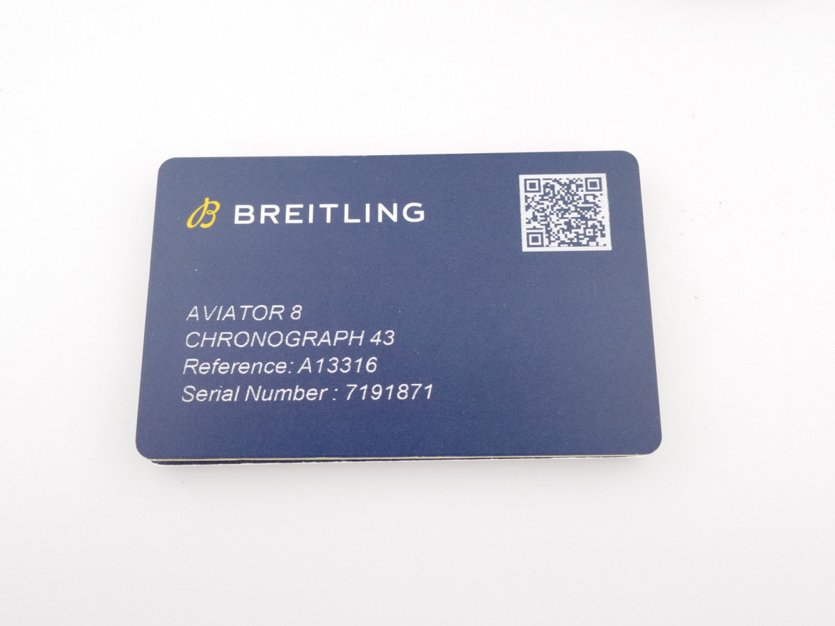 Швейцарський годинник Breitling Aviator 8 Chronograph 43 Curtiss Warhawk