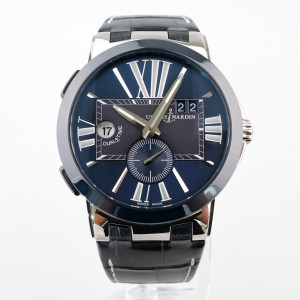 Швейцарские часы Ulysse Nardin Executive Dual Time Blue Dial