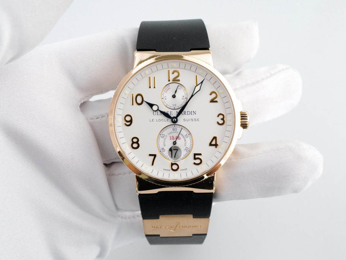 Swiss watch Ulysse Nardin Marine Maxi Marine Chronometer 18K Rose Gold