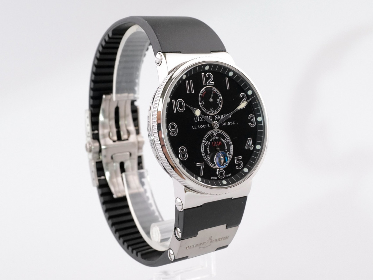 Швейцарские часы Ulysse Nardin Maxi Marine Chronometer Black Dial