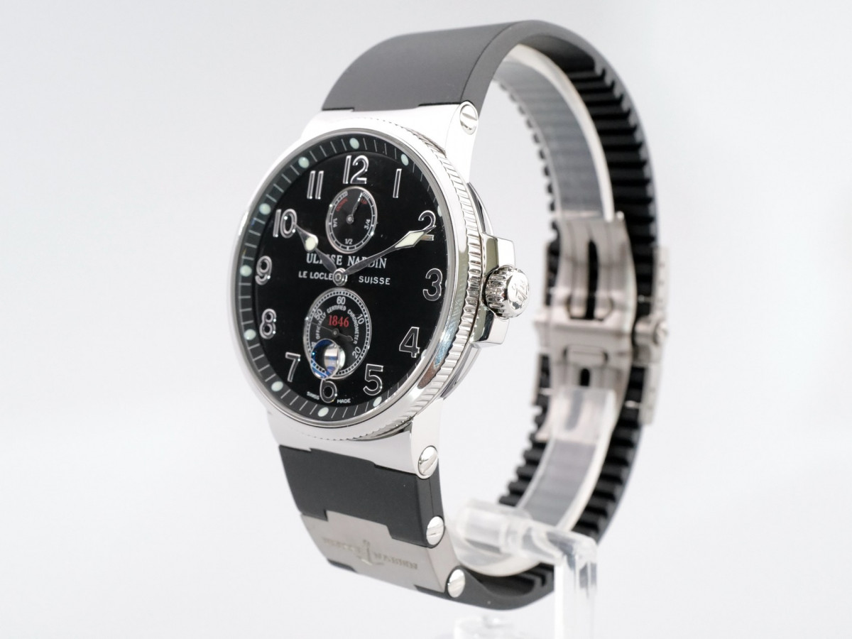 Швейцарские часы Ulysse Nardin Maxi Marine Chronometer Black Dial