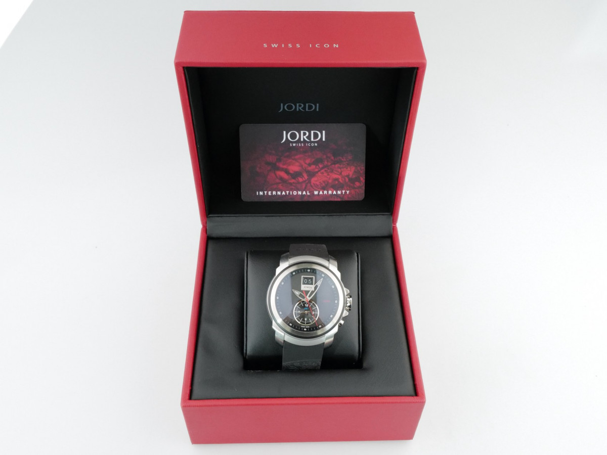 Швейцарские часы Michel Jordi Mega Icon Pebble Stone Big Date GMT