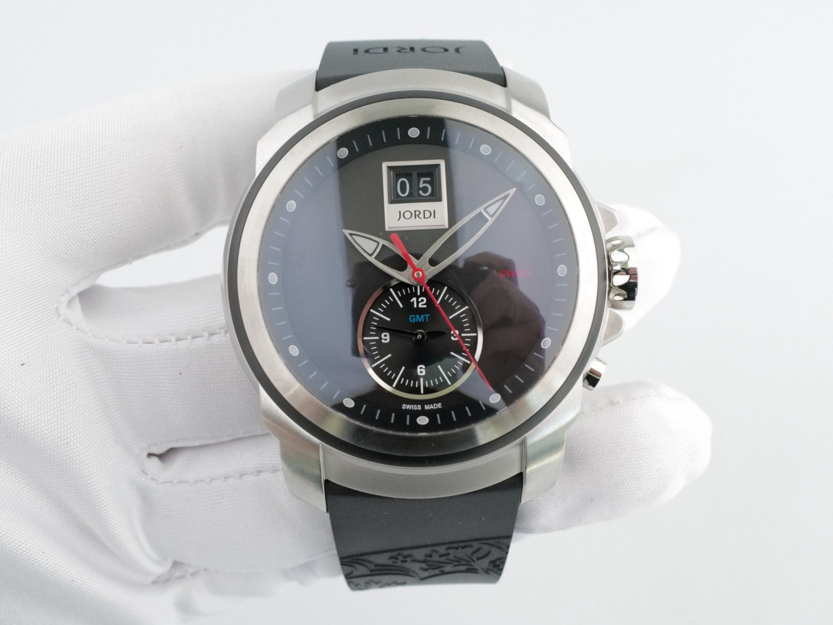 Швейцарские часы Michel Jordi Mega Icon Pebble Stone Big Date GMT