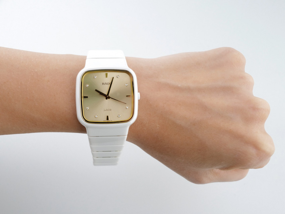 Швейцарський годинник Rado R5.5 Jubile Champagne Diamond Dial