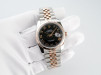 Швейцарський годинник Rolex Datejust 36 Jubilee 18k Rose Gold Steel Black Roman Dial