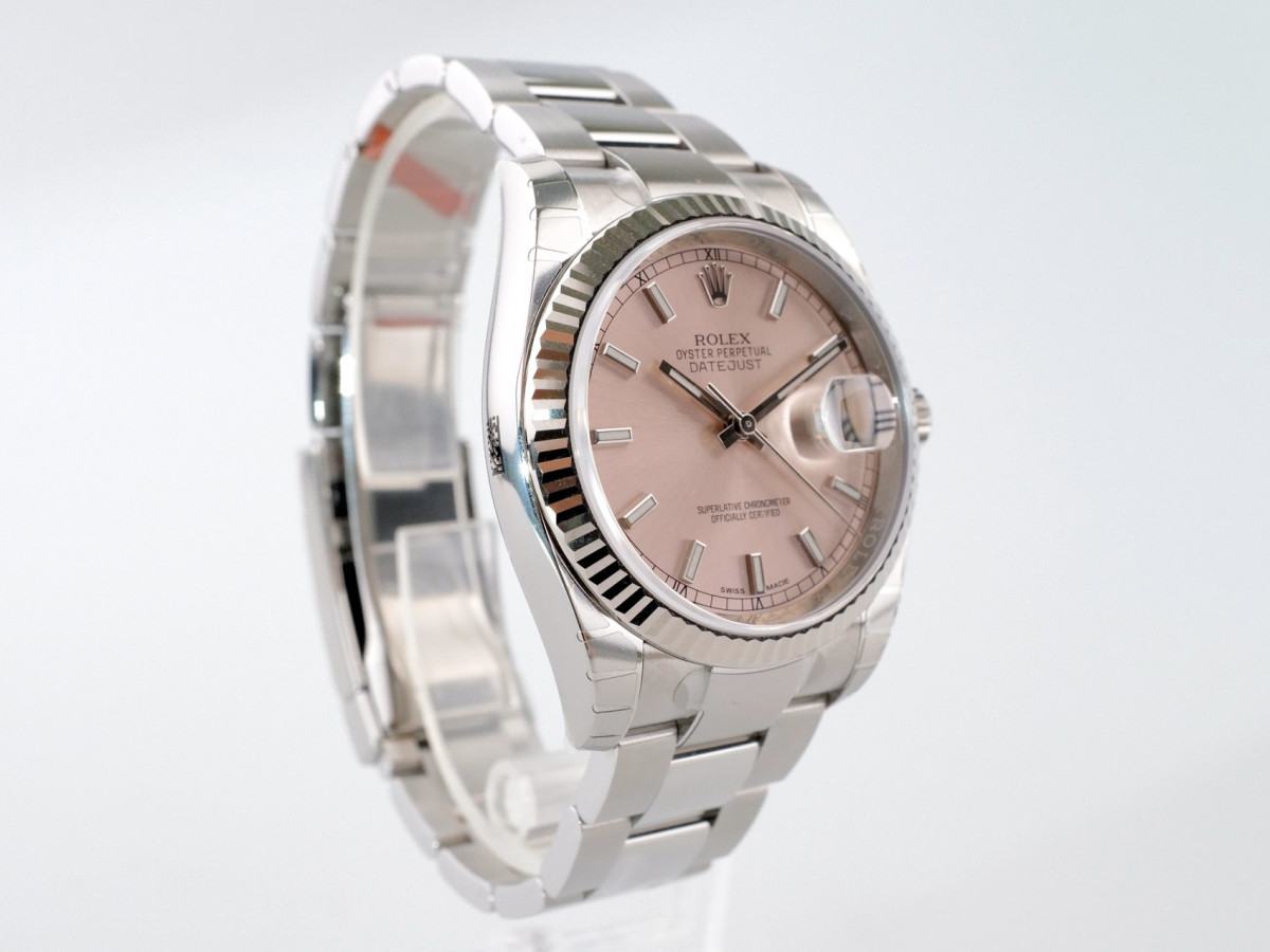 Швейцарские часы Rolex Datejust 36 Pink Dial Oyster Bracelet