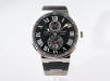 Швейцарские часы Ulysse Nardin Maxi Marine Chronometer Black Dial 43