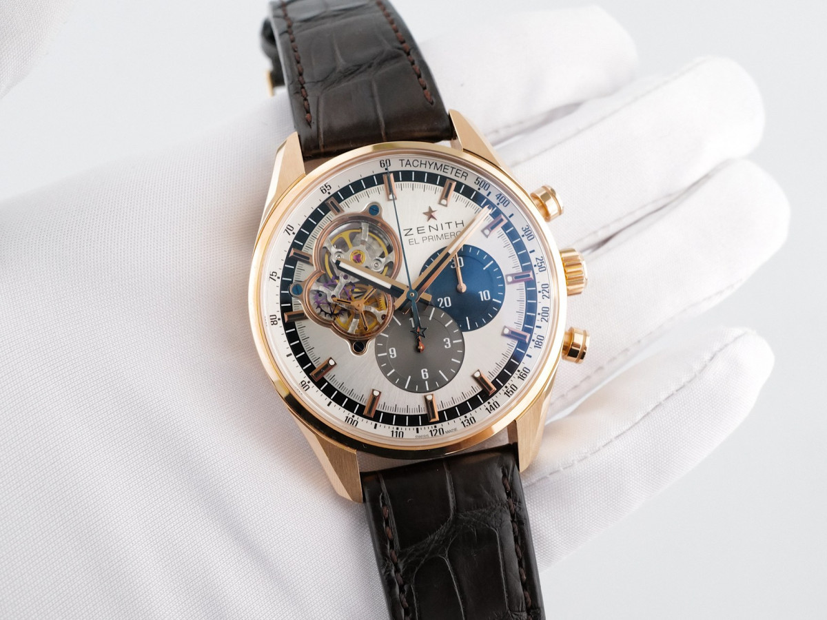 Швейцарський годинник Zenith Chronomaster El Primero Open Dial 18K Rose Gold
