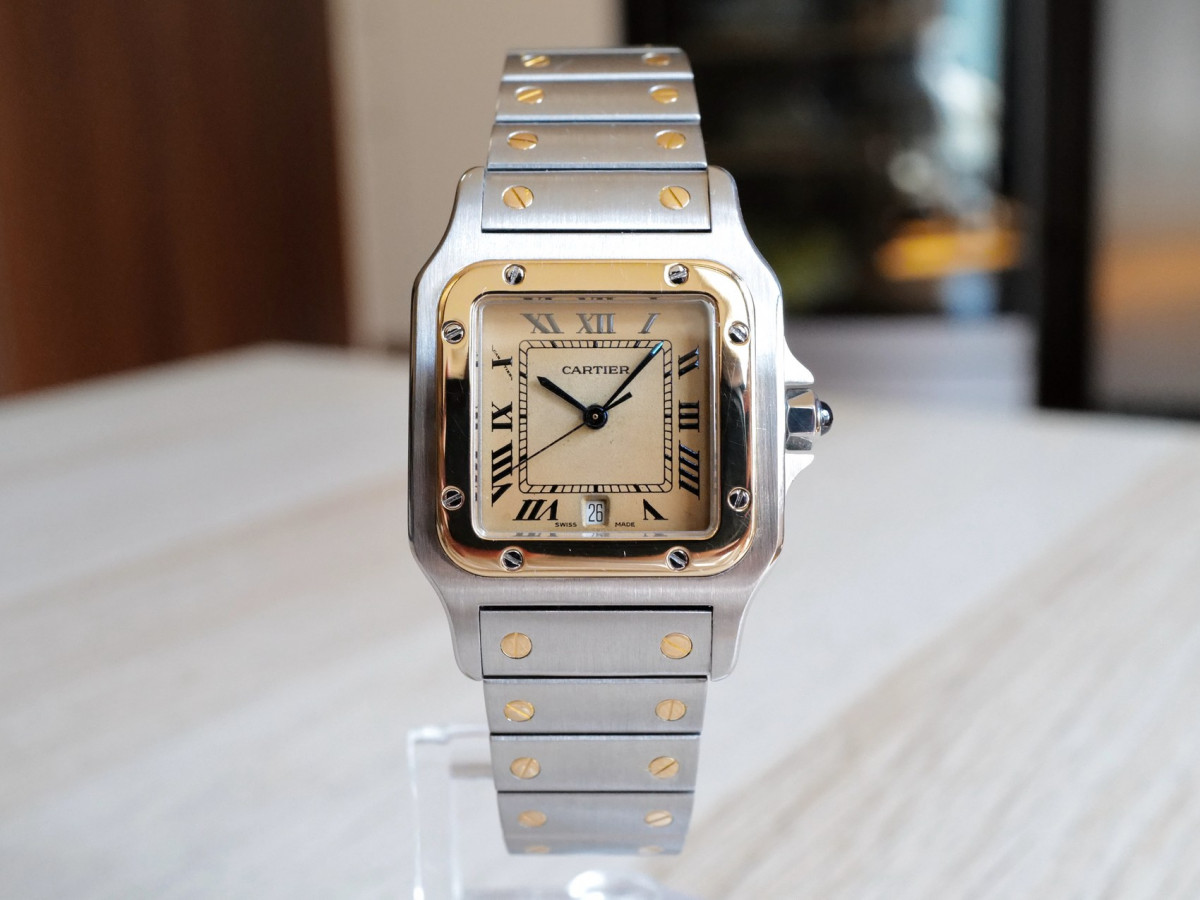 Swiss watch Cartier Santos Galbee