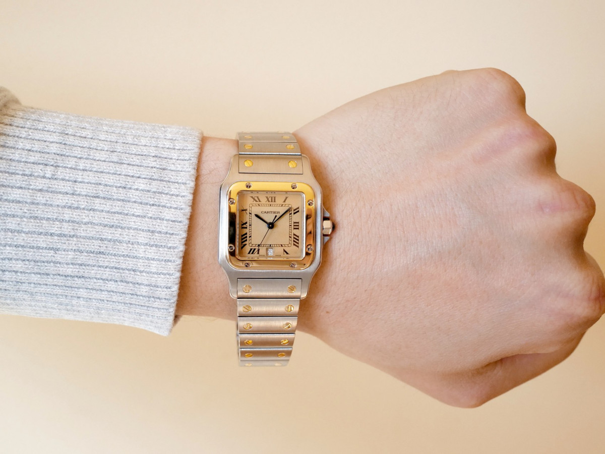 Swiss watch Cartier Santos Galbee