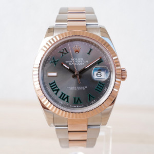 Швейцарские часы Rolex DateJust 41 Wimbledon Dial