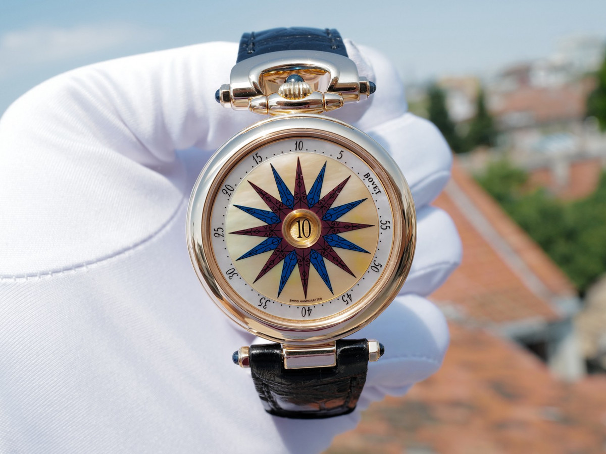 Swiss watch Bovet Jumping Hour Fleurier Complications 18K Rose Gold