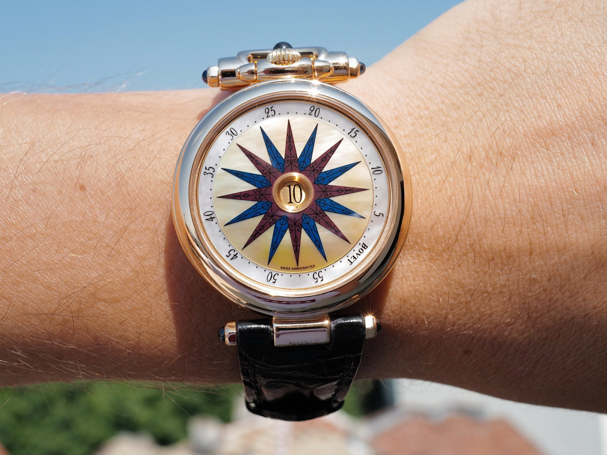 Swiss watch Bovet Jumping Hour Fleurier Complications 18K Rose Gold